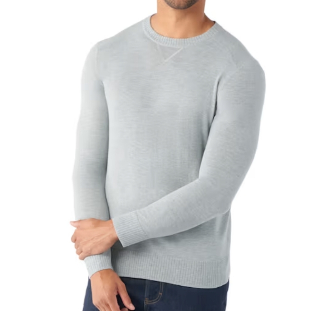 Smartwool Men's Sparwood Crew Sweater Sparwood Crew Sweater Gray Size Medium